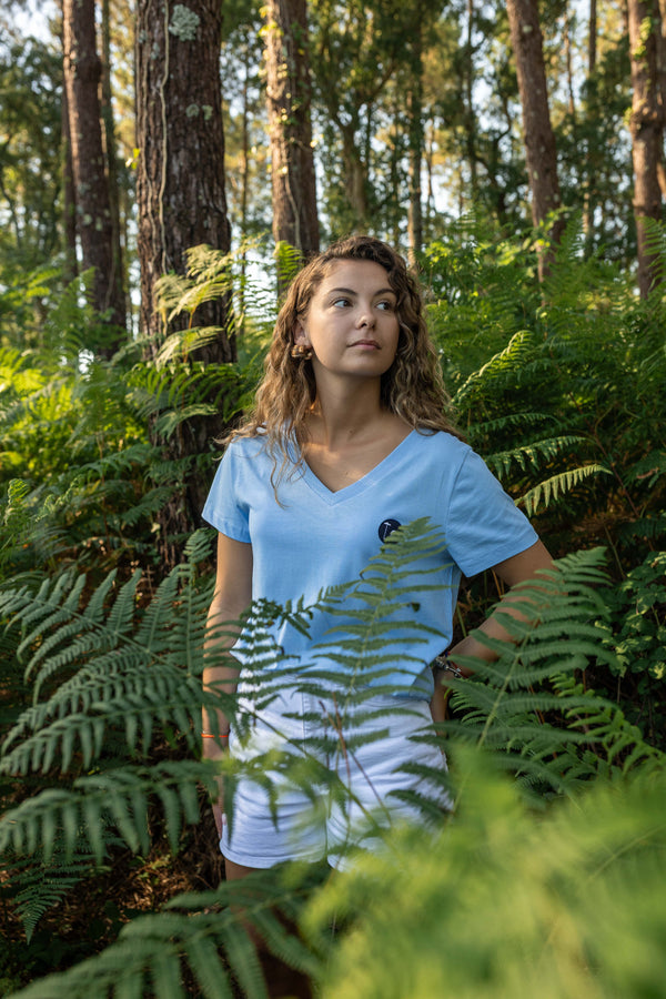T-shirt Blau Pinheda
