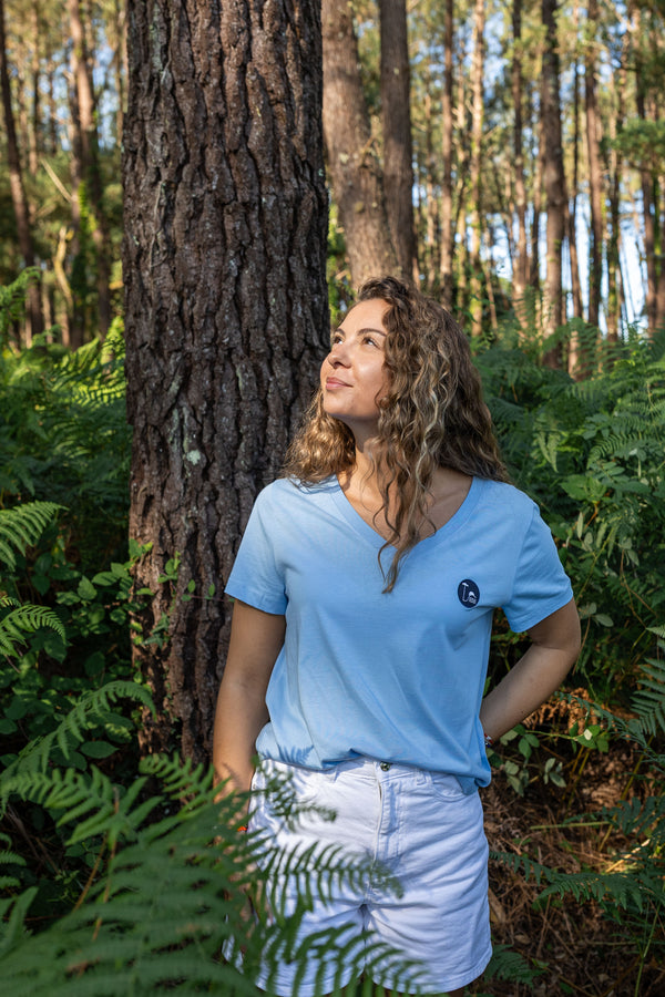T-shirt Blau Pinheda