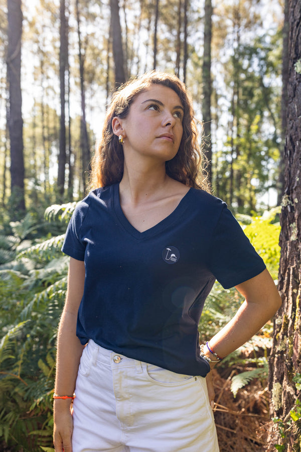 T-shirt Blau Pinheda