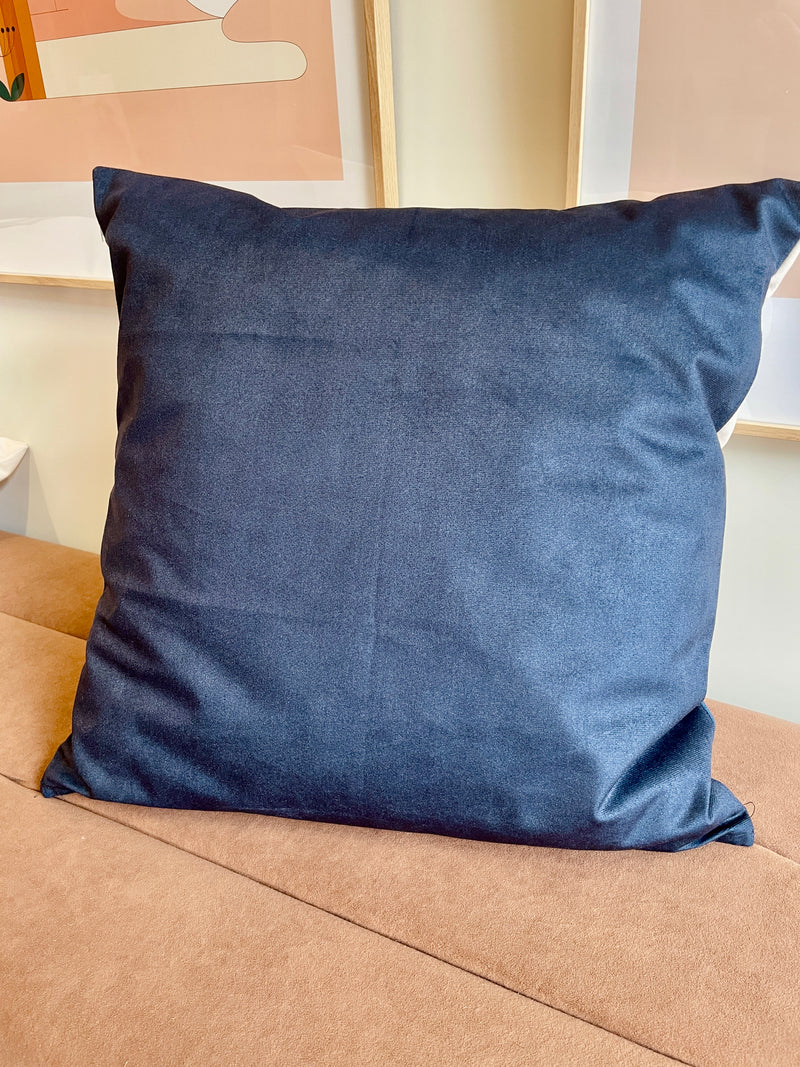 Coussin bleu