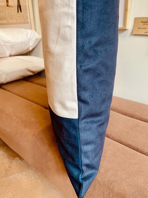 Coussin bleu